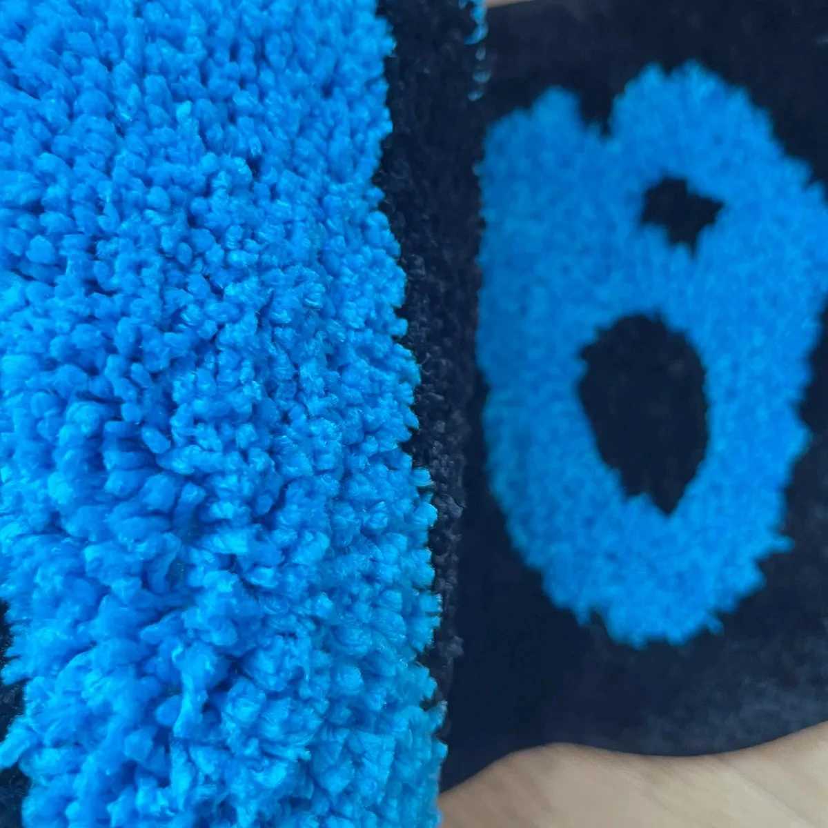 Carpets 100% handmade cookies plush carpets childrens rooms irregularly shaped plush carpets soft plush childrens gifts room decoration T240829