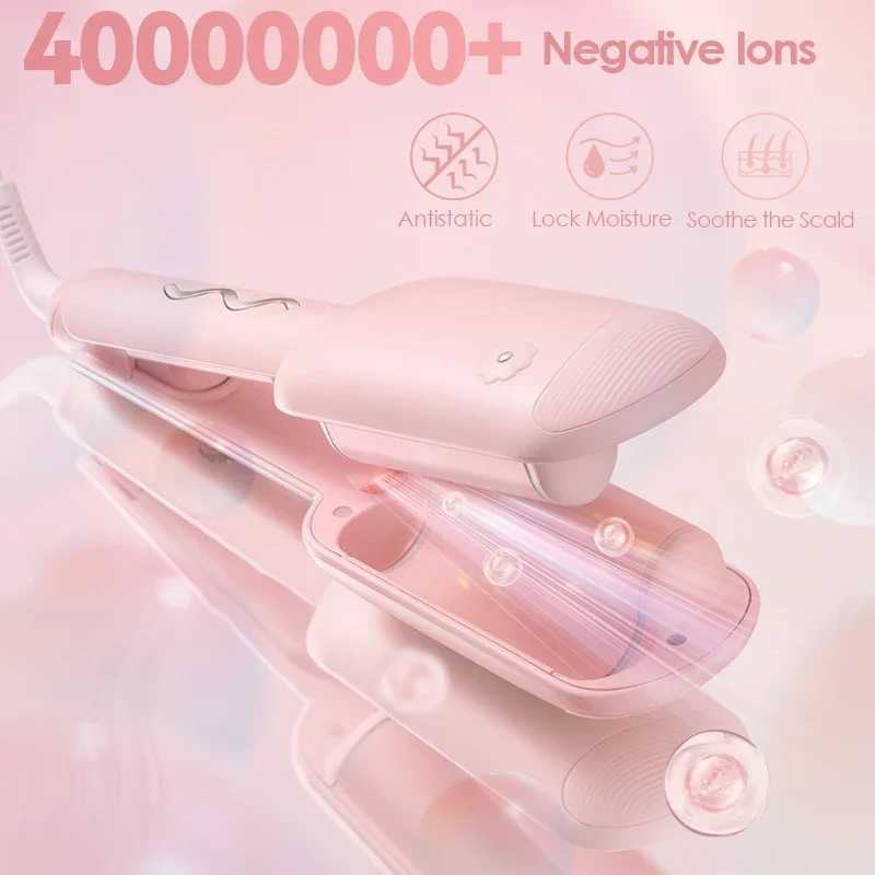 NOVUS hair curler 32mm hair curler 4000w anion 30 minute automatic closing long wave Chicken rolls head shaper hair tool W240830