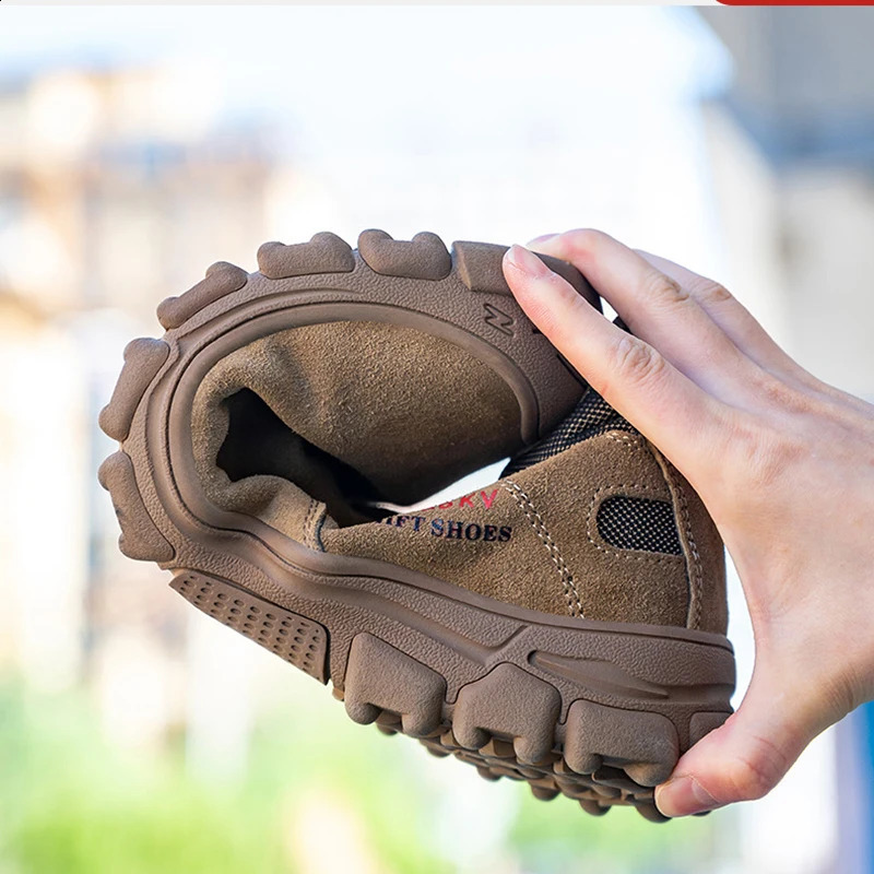 Insulation Men Work Boots Puncture-Proof Safety Shoes Steel Toe Protective Shoes Indestructible Shoes 240830