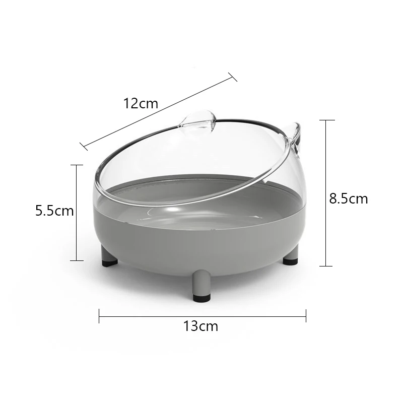 Raised Stainless Steel Food Bowls, Non-Slip Crash Elevated Cat and Dog Feeding Supplies, Safe Guard Neck, Puppy Supplies