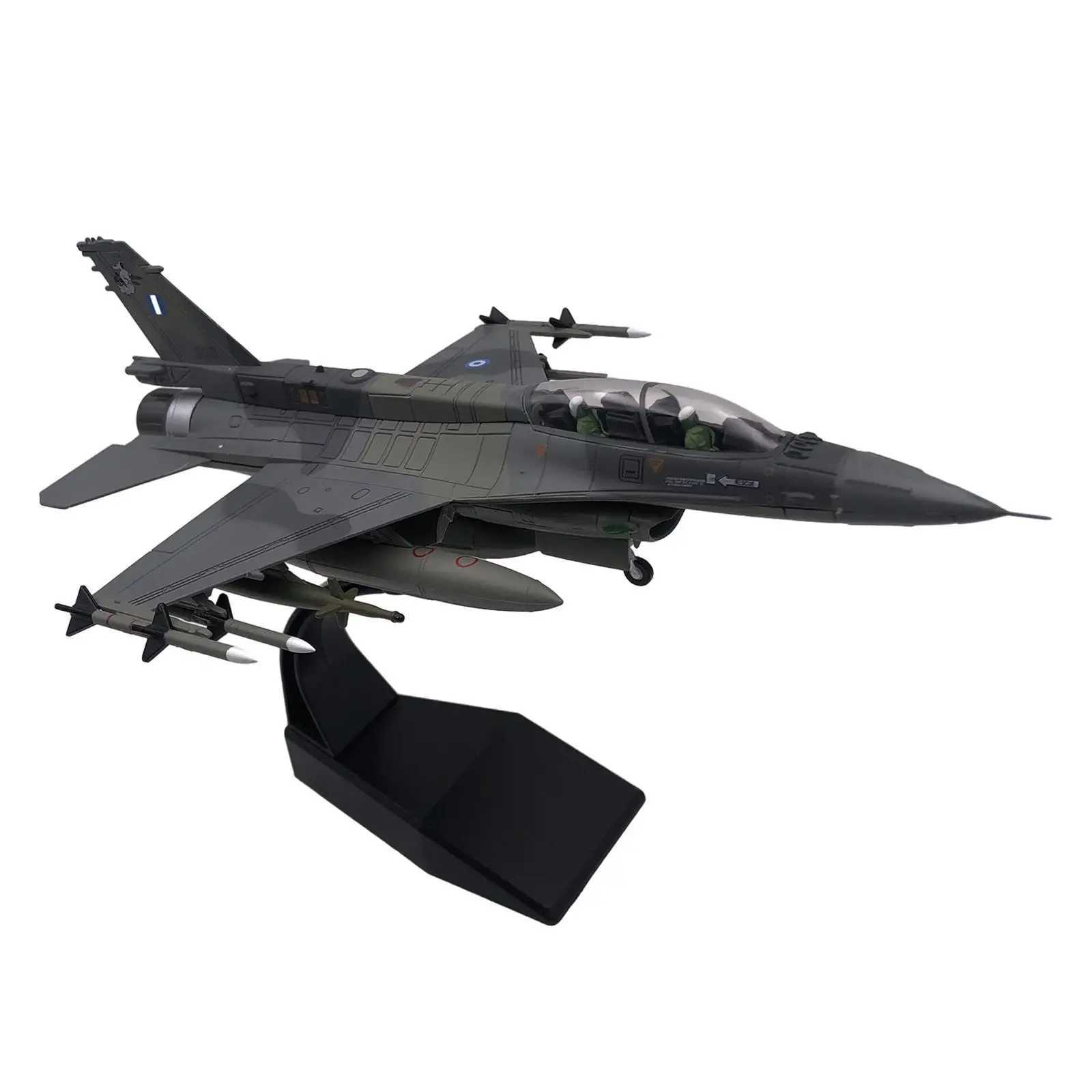 Simulation 1 72 F16 aircraft model with display rack for home bar rack W240830