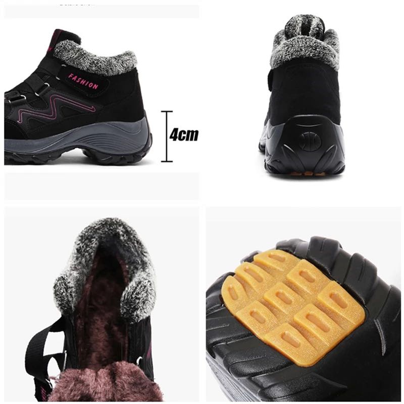 Winter Women's Snow All-match Thick Bottom Increased Veet Warm NEW hot Low Ankle Outdoor Leisure Sports Shoes Hiking Boots