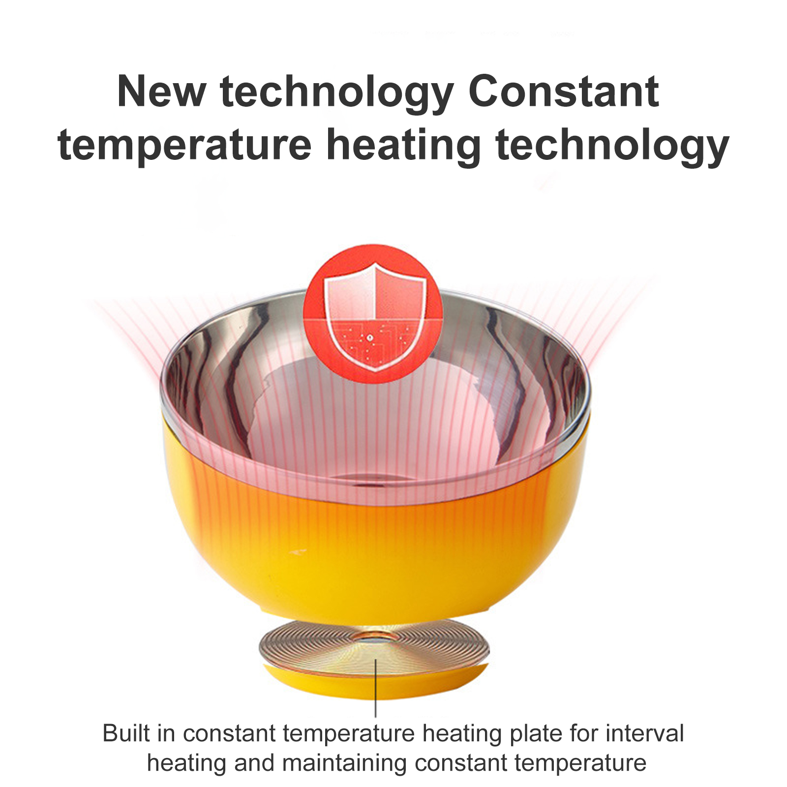 Pet Thermostatic Heating Bowl 450ml Portable Winter For Cats And Dogs USB Constant Temperature Heated Pets Bowls