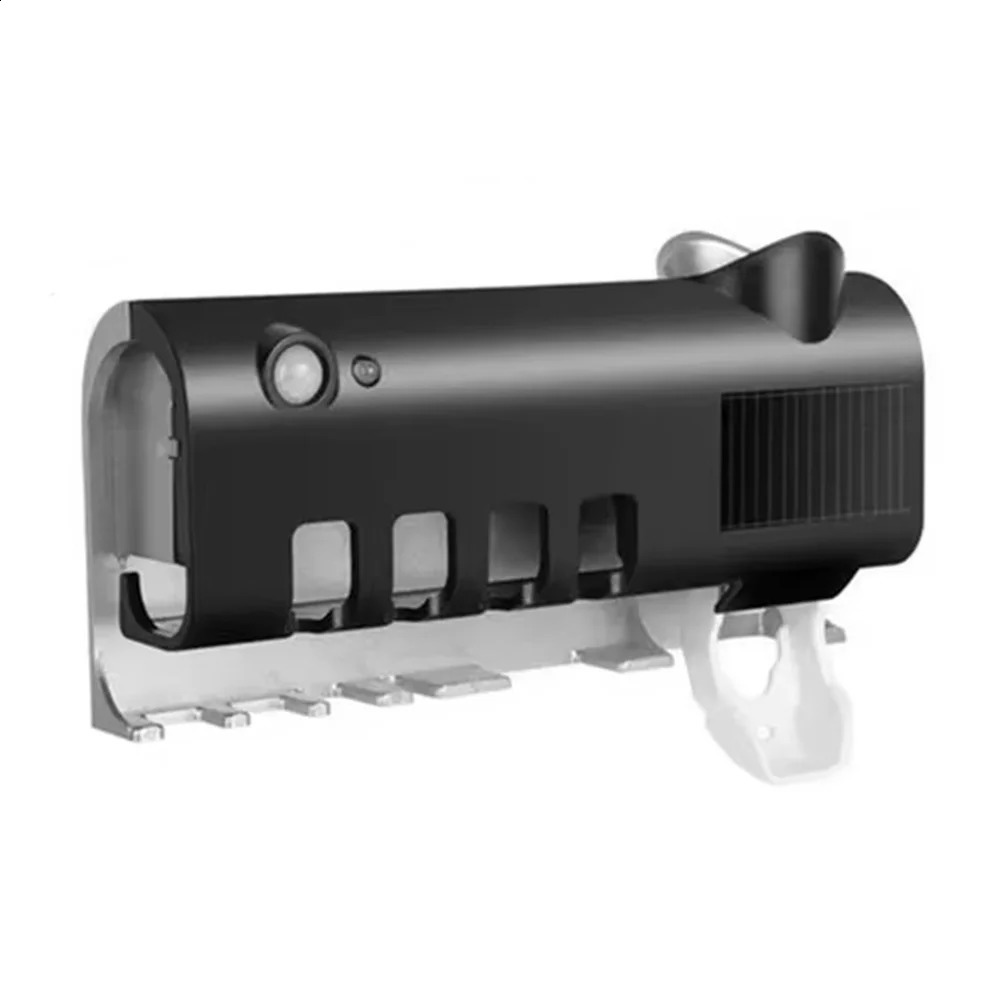 Toothbrush Holder Automatic Toothpaste Dispenser Set Dustproof Sticky Suction Wall Mounted Toothpaste Squeezer For Bathroom 240830CJ