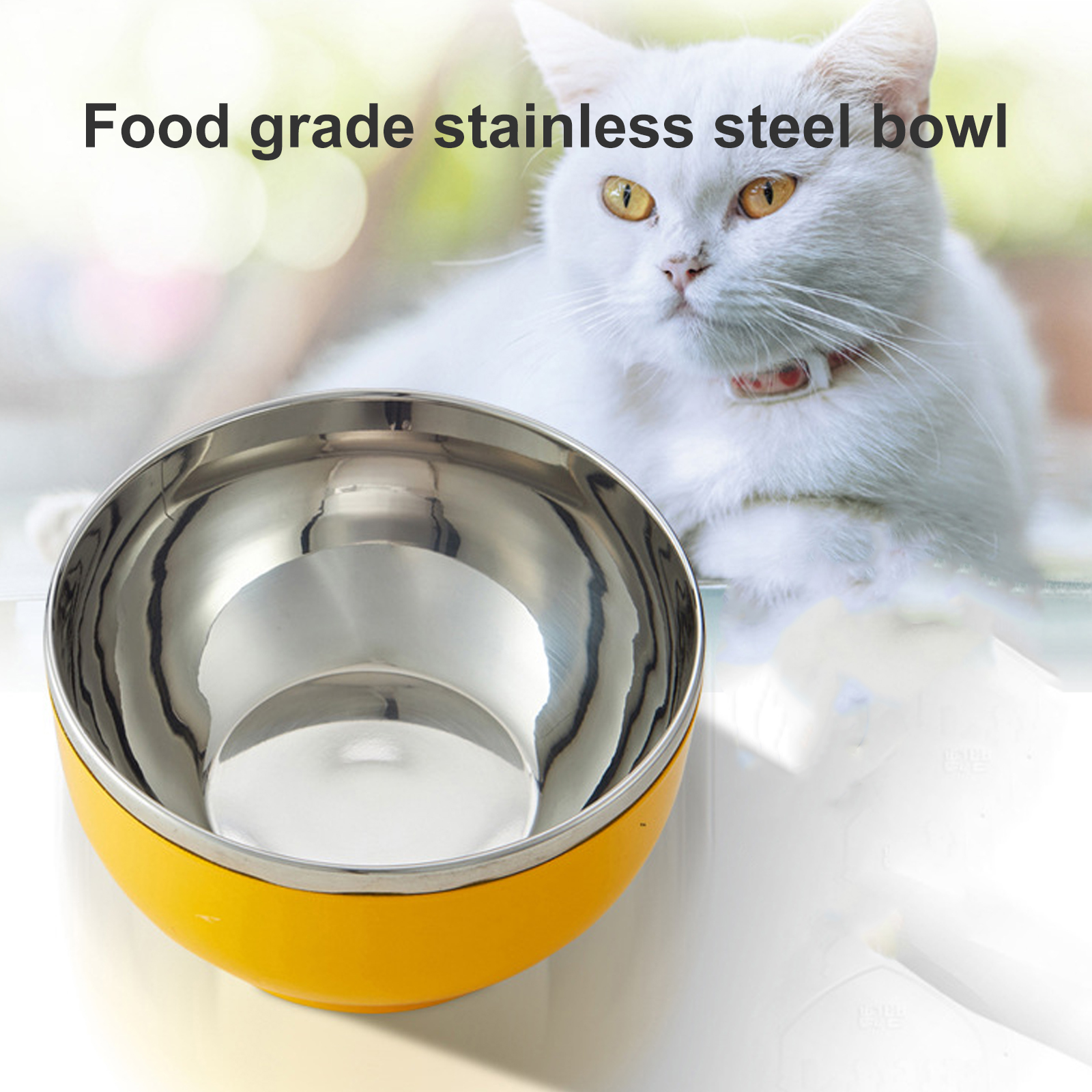 Pet Thermostatic Heating Bowl 450ml Portable Winter For Cats And Dogs USB Constant Temperature Heated Pets Bowls