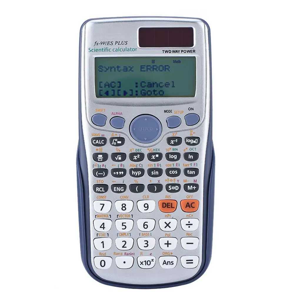 FX-991ES-PLUS Science Calculator 417 Function Student Computer School Office Power Graphics Financial supplies M240831