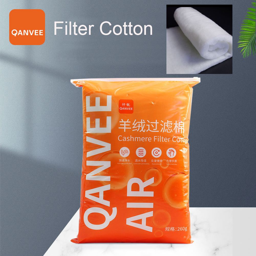 Qanvee Aquarium Accessories Filter Cotton Fish Tank Foam Fishbowl Ecoflow Filtro Skimmer Akvarium Sponge Biological Media