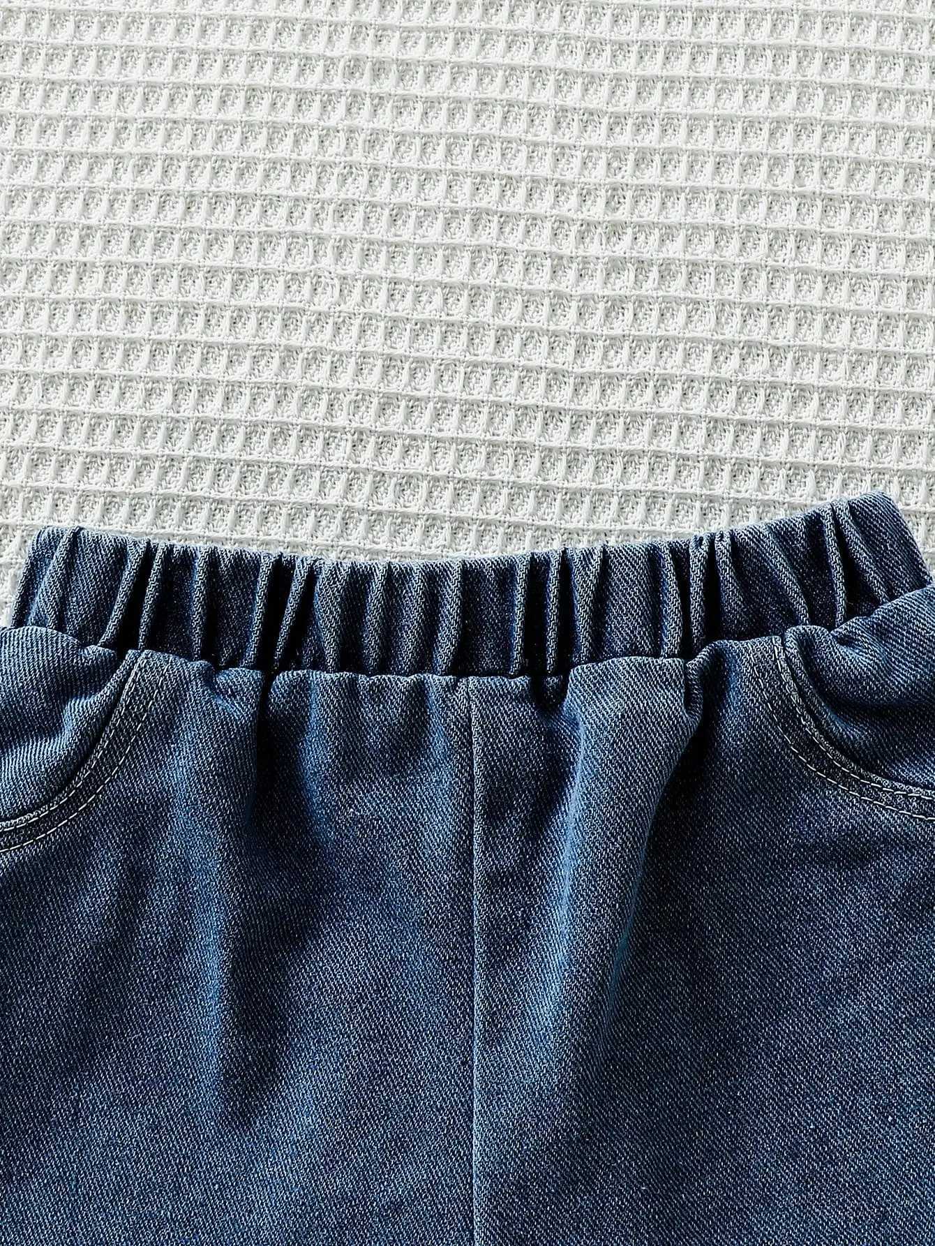 Set Summer Boys Short sleeved Childrens White T-shirt New Loose Top Clothes Baby Clothes Casual Shorts Childrens Clothing W250218