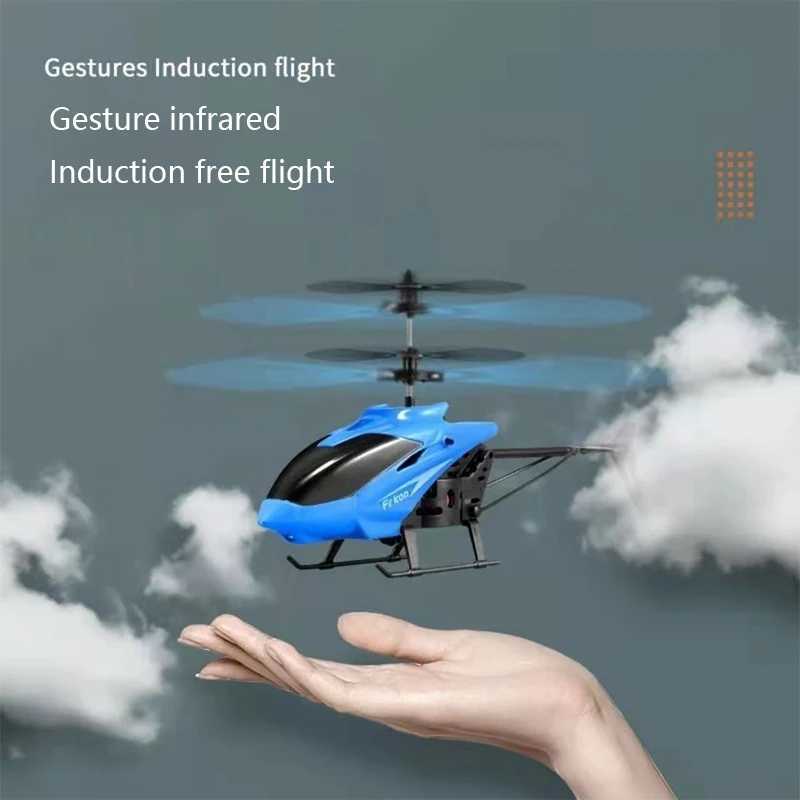 Mini drone flying helicopter infrared sensing drone childrens toy airplane remote control toy boy gift practical joke toy W240830