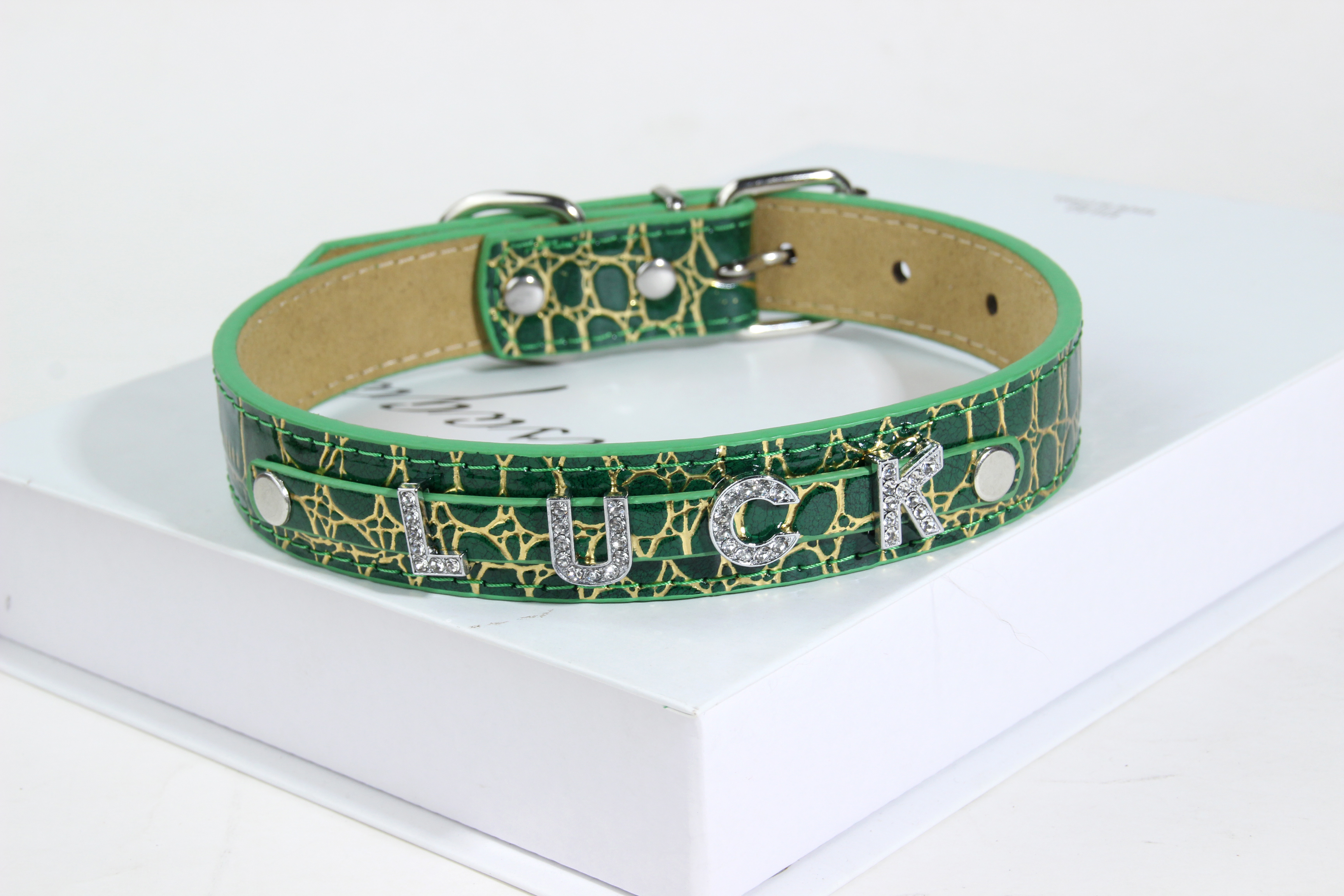 halloween 2024 Pet collar accessories Pet cat collar PU leather collar small and medium-sized dog collar wholesale