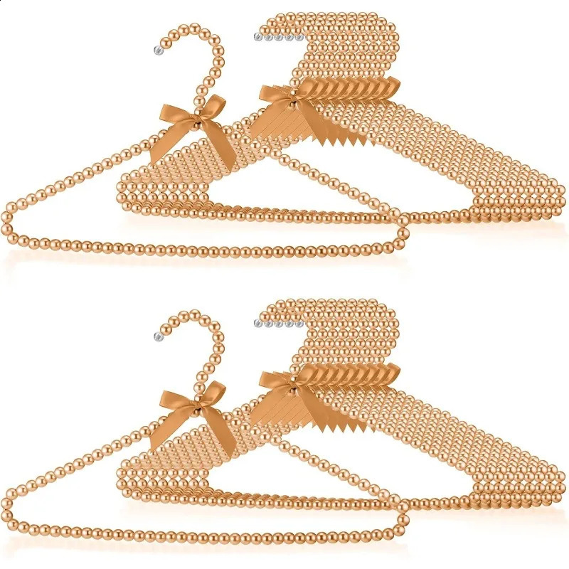 20 pearl hangers bead with ribbon bows metal elegance womens standard 240830