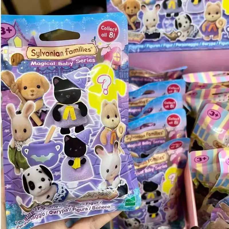 Sylvanian Families Blind Box Baby Mini Body Dress up Forest Family Fruit Mystery Box Lucky Bag Cute Childrens Toys Birthday Gift W240830