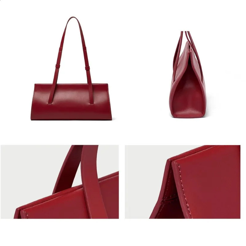 2025 NEW Jamhoo simple stylish soft leather handbag and homeless shoulder with large square for womens shopping bag 240830