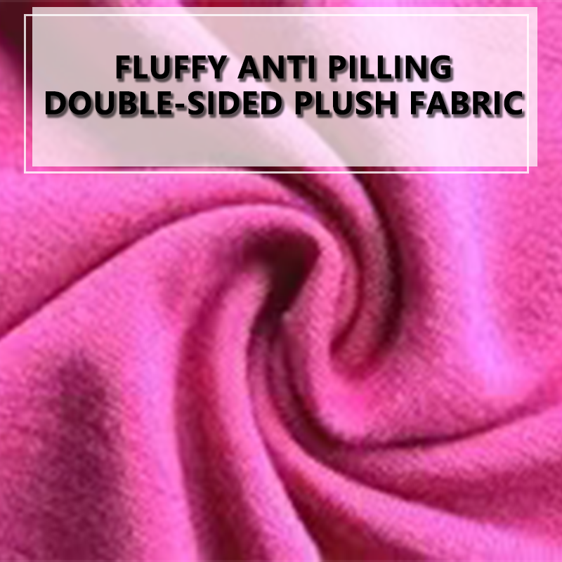 Fluffy Pilling-Resistant Fabric New Product Double-Faced Soft Fleece Sleepwear Fabric