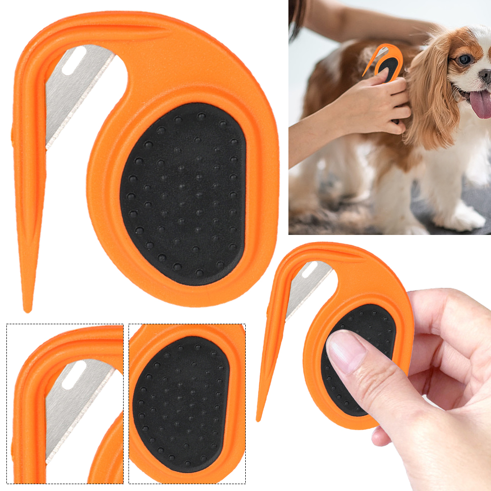 Knotting Comb Dog Shedding Brush Hair Removal Tool Puppy Kitten Brush Blade Comb for Removing Tangled and Grooming Knotted Hair