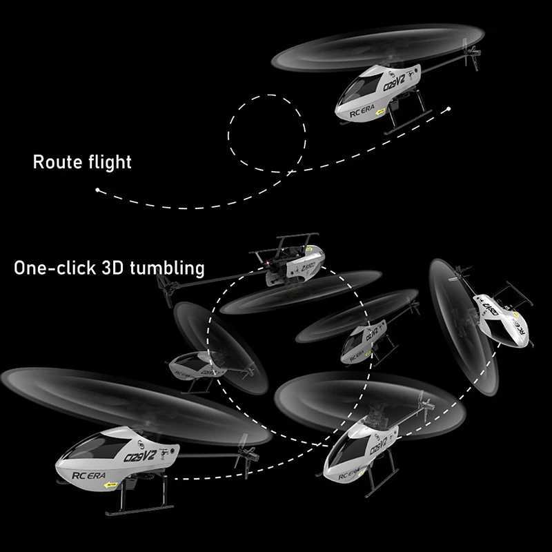 Military series C129 V2 RC helicopter 6 CH four-way fixed height single-mode drone outdoor RC aircraft toy W240830