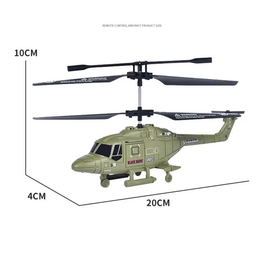 Mini Plastic RC Helicopter 2.5-Channel USB Charging Flying Helicopter Toy Charging White Yellow Black Drone Gift W240830