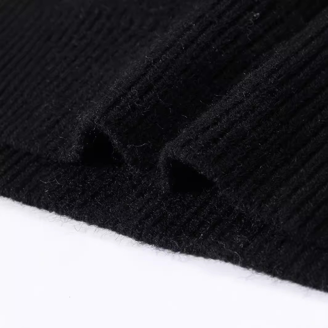 Oversize Color Contrasting Cartoon Knitted Design Versatile Casual Sweater for Men and Women Couples