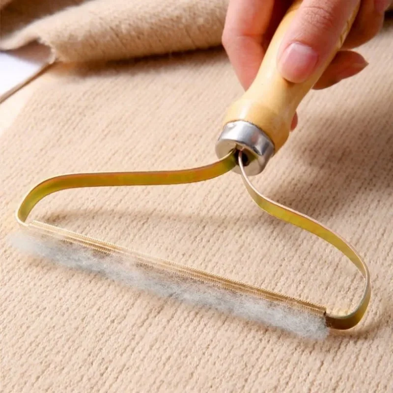 Dog Brush Pet Hair Remover Wood Handle Dogs Brush Double-sided Brush for Dogs Hair Scraper Wool Ball Removal Pet Accessories