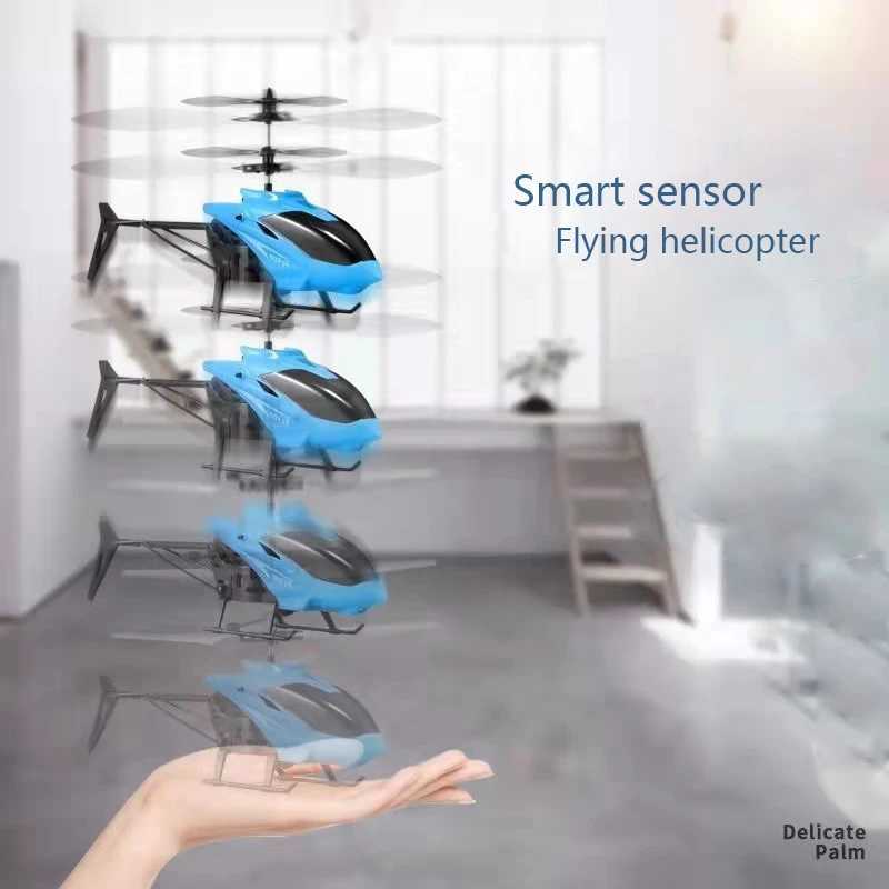 Mini drone flying helicopter infrared sensing drone childrens toy airplane remote control toy boy gift practical joke toy W240830