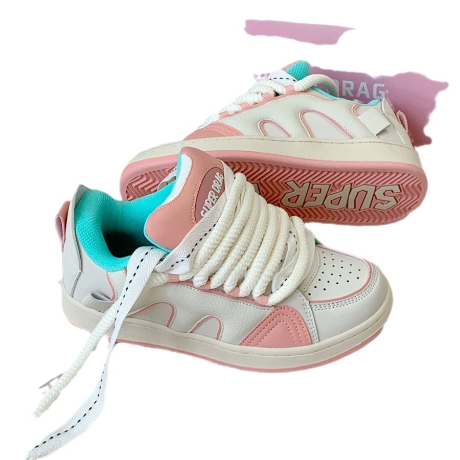 Women's versatile lightweight college style casual sports board shoes