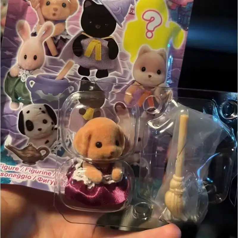 Sylvanian Families Blind Box Baby Mini Body Dress up Forest Family Fruit Mystery Box Lucky Bag Cute Childrens Toys Birthday Gift W240830