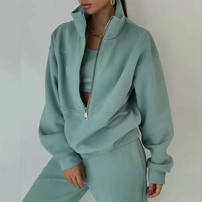 Autumn winter tracksuits women fashion long sleeve cotton tracksuit two pieces sets sweatsuit loose jumpers woman clothes size s-3xl pink green black 