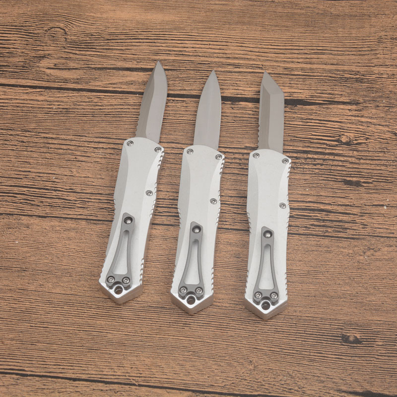 AG3102 High End Tactical Knife D2 Stone Wash Blade CNC Sier Aviation Aluminum Handle Outdoor Camping Hiking EDC Pocket Knives with Repair Tool