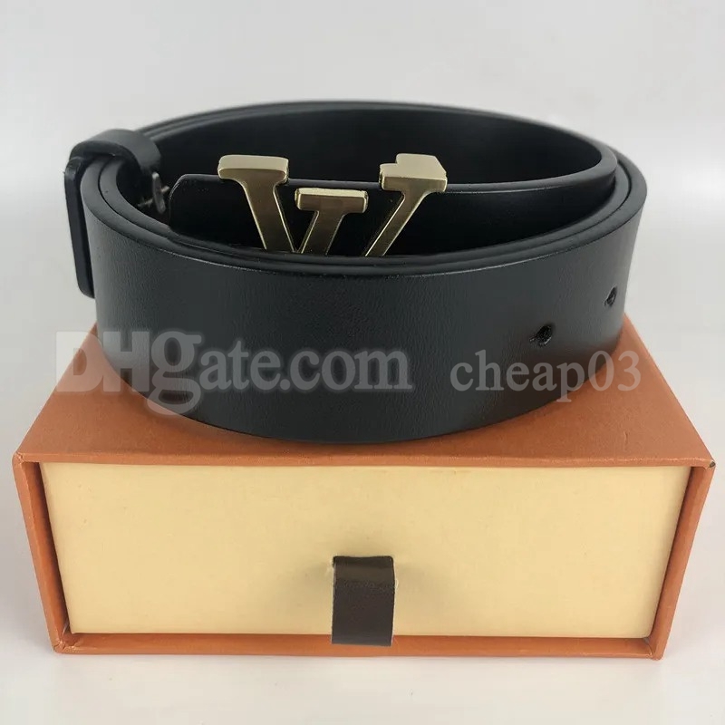 Men Designers Belts Buckle Genuine Leather Belt Width 3.8cm 20 Styles Highly Quality with Box