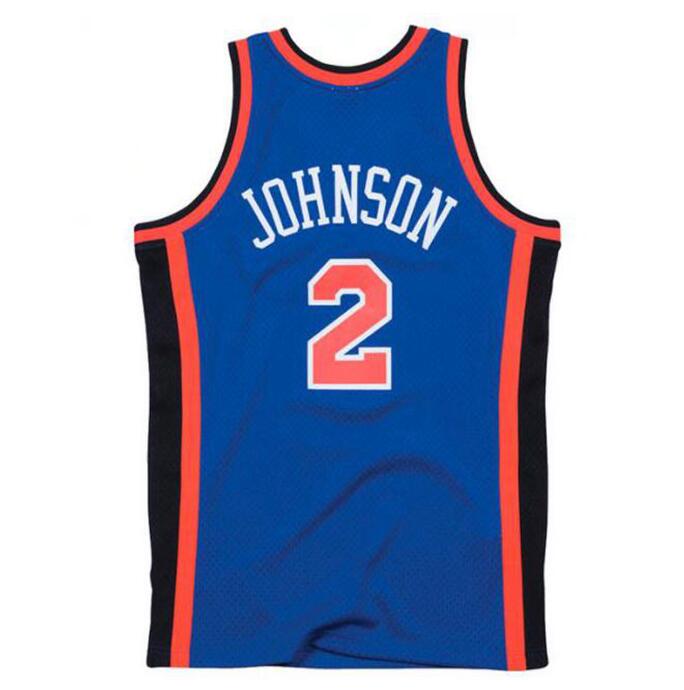 Stitched basketball Jersey Larry Johnson 1992-93 94-95 Mesh Hardwoods Classics retro jersey white blue green Men Women Youth S-6XL
