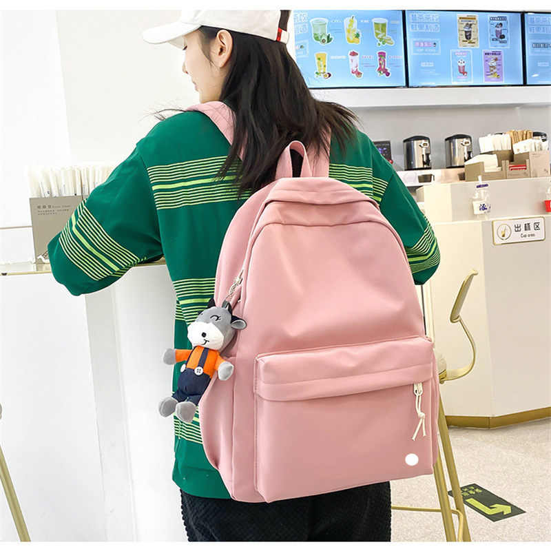 lu Backpacks Yoga Outdoor Bags ll Backpack Casual Gym Teenager Student Schoolbag Knapsack 4 Colors
