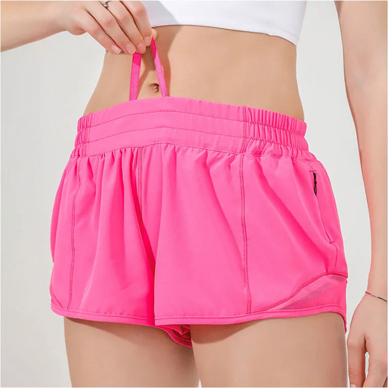 Womens Yoga Shorts Outfits With Exercise Fiess Wear Short Girls Running Elastic Pants Sportswear Pockets Women Leggings