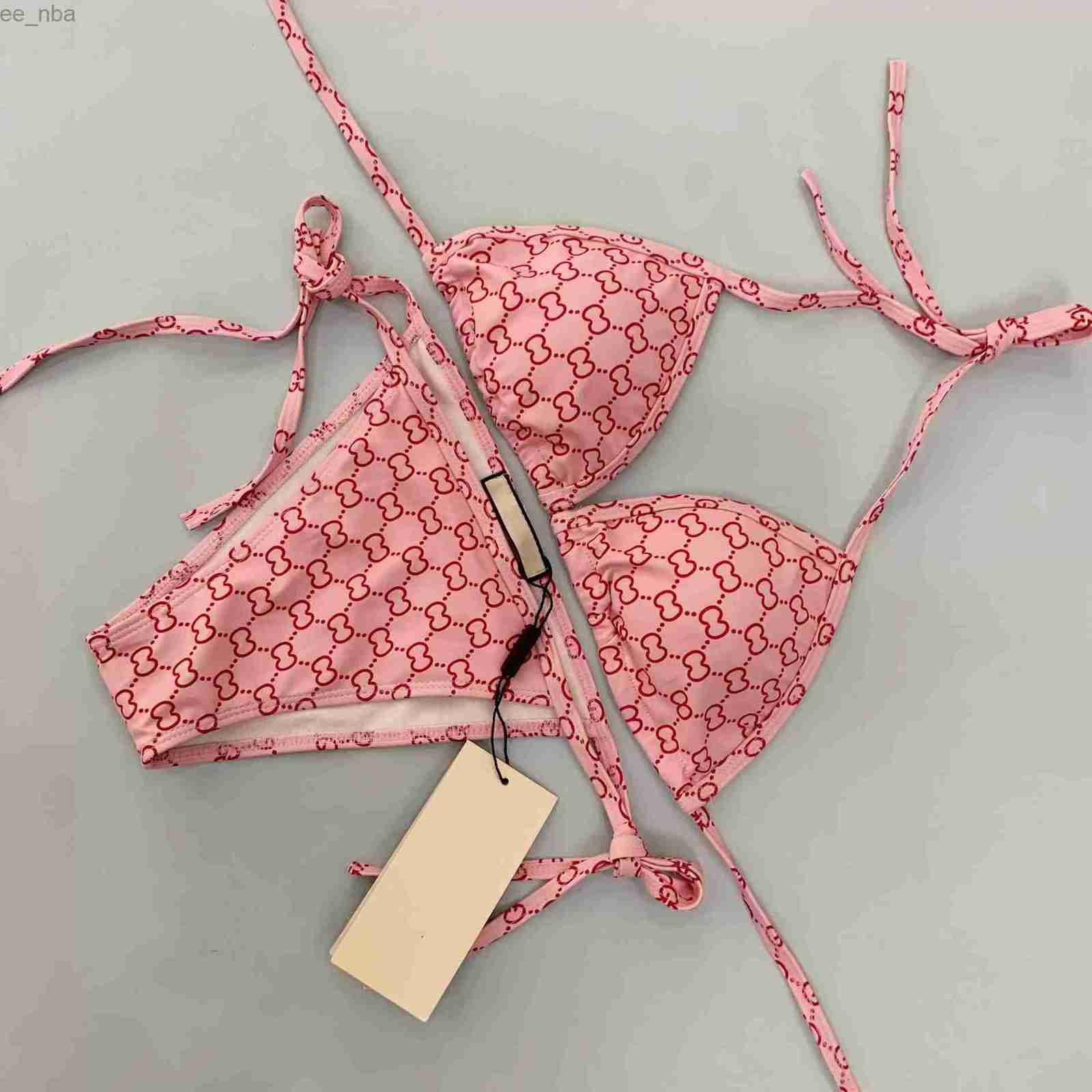 Classic summer sexy ladies letter printed swimsuit ladies good