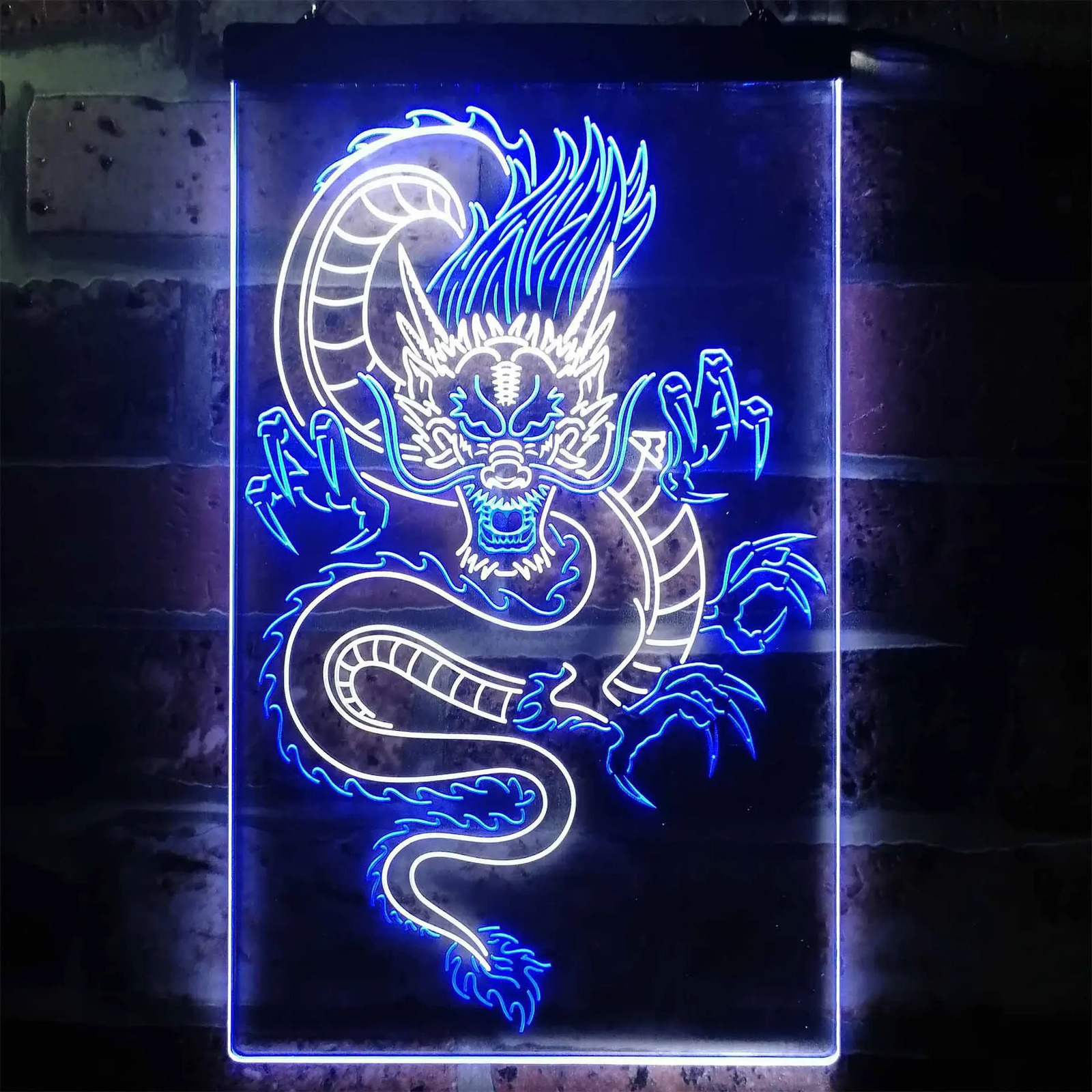 China Dragon Room Display dual color LED neon lights 240301