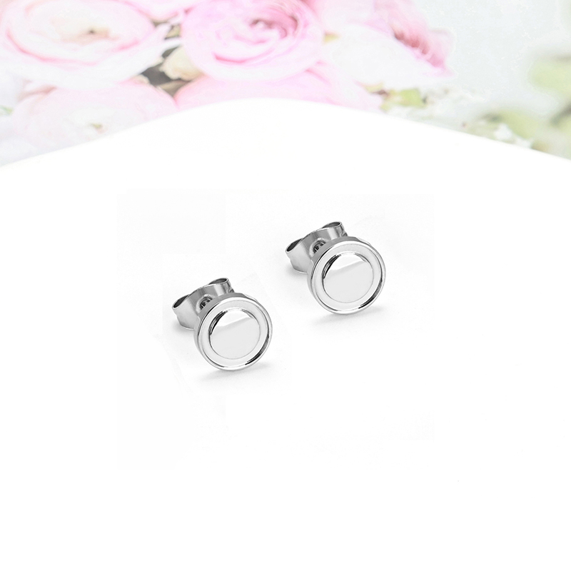 High Edition Screw Stud Love Earrings for Women Girls Ladies Gold Sier RoseGold Color Classic Designer Jewelry
