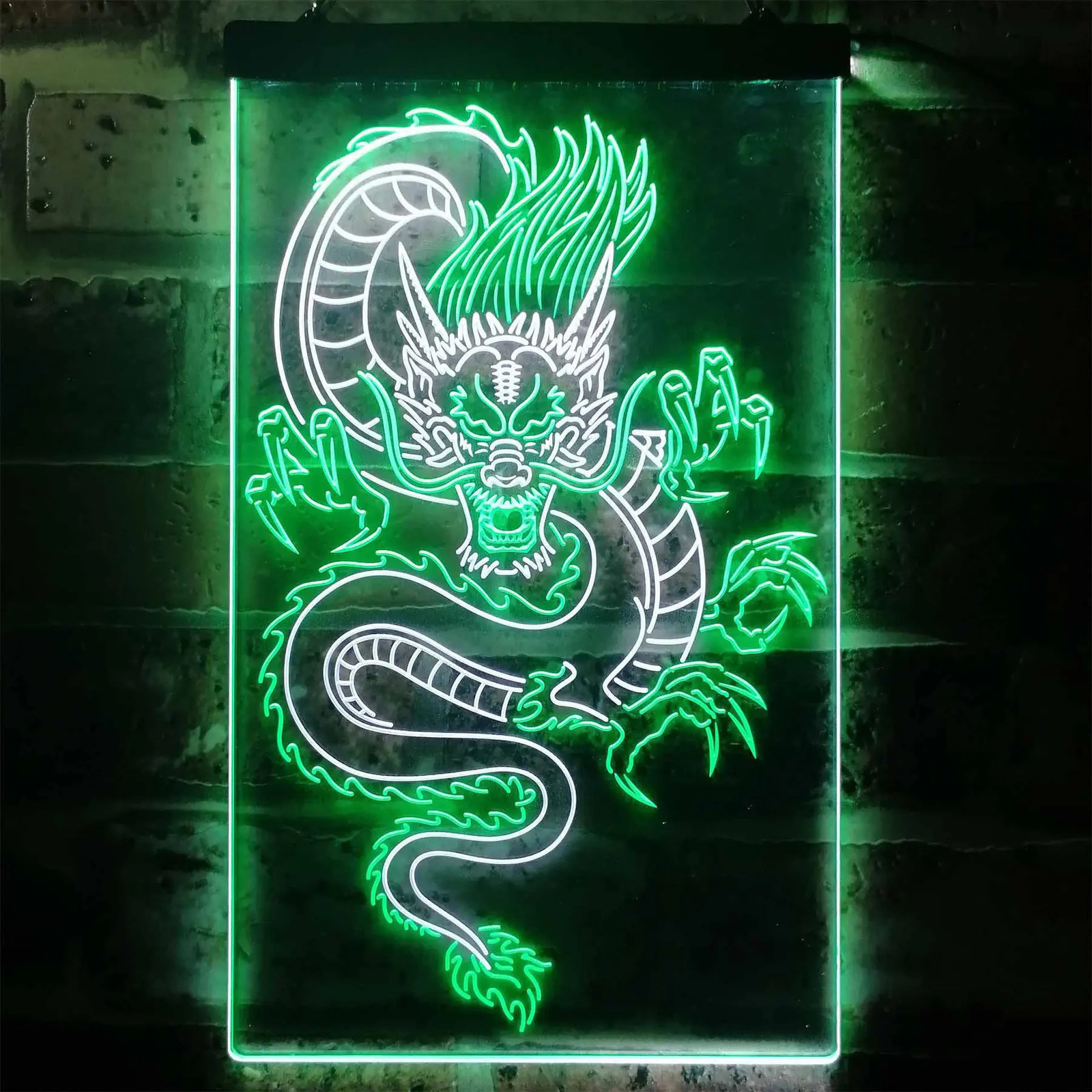 China Dragon Room Display dual color LED neon lights 240301