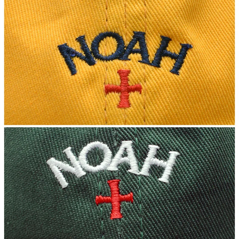 Classic Cross Embroidery Noah Cap Men Women 1 1 High Quality Summer Casual Adjustable Noah Hat 240220