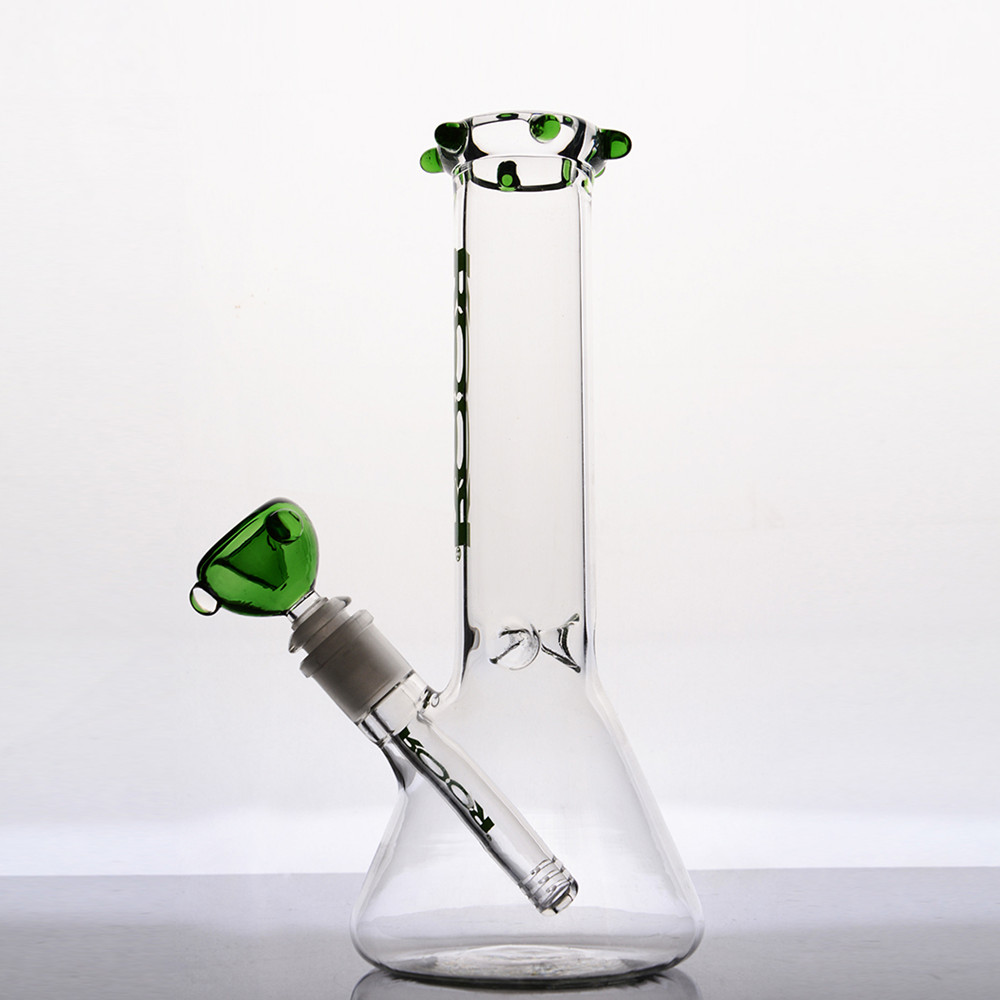 Thick Glass Beaker Bongs Downstem Perc Water Pipe Heady Dab Rig Hookahs for Smoking