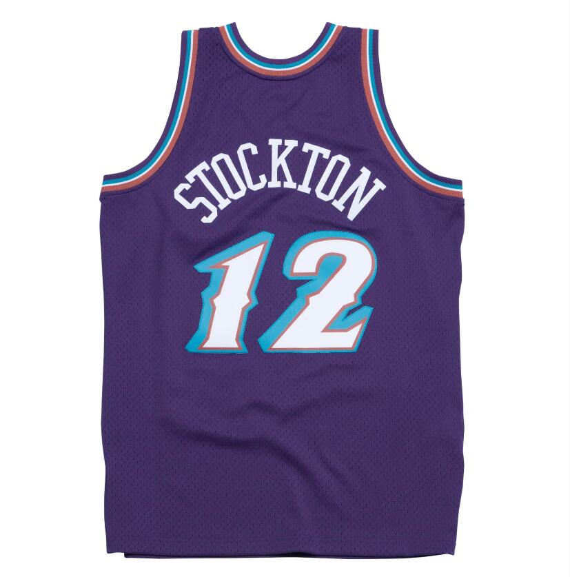 John Stockton #12 basketball Jerseys Men Women Youth blue white black green retro S-XXL jerseys