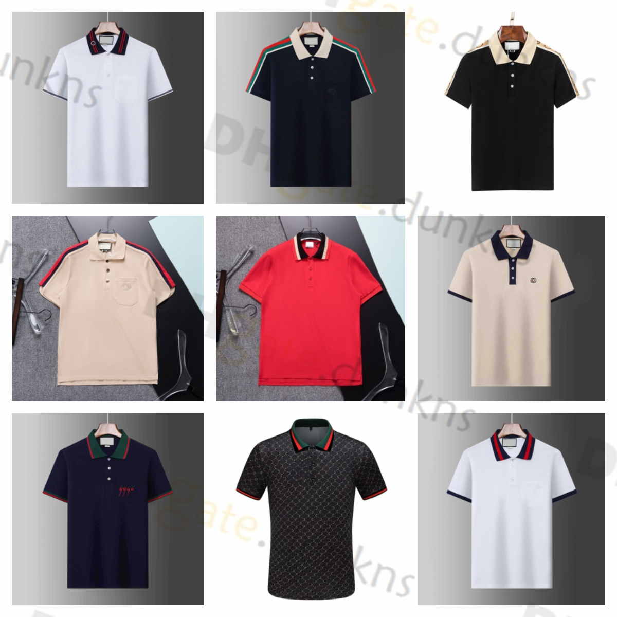 summer mens designer fashion polo shirt womens luxury gg t tops letter polos embroidery clothing sleeved large tees shirtsоguccitshirtеgucciаb9yp