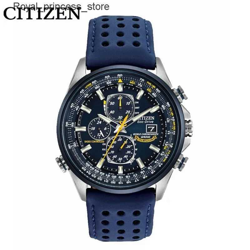 Other Watches Citizen Mens Luxury Trend Quartz Calendar Waterproof Multi functional Pattern Round Stainless Steel Automatic z250530