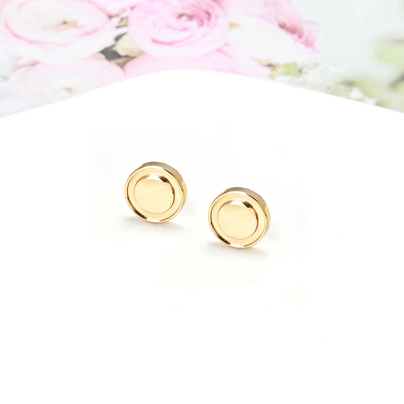 High Edition Screw Stud Love Earrings for Women Girls Ladies Gold Sier RoseGold Color Classic Designer Jewelry