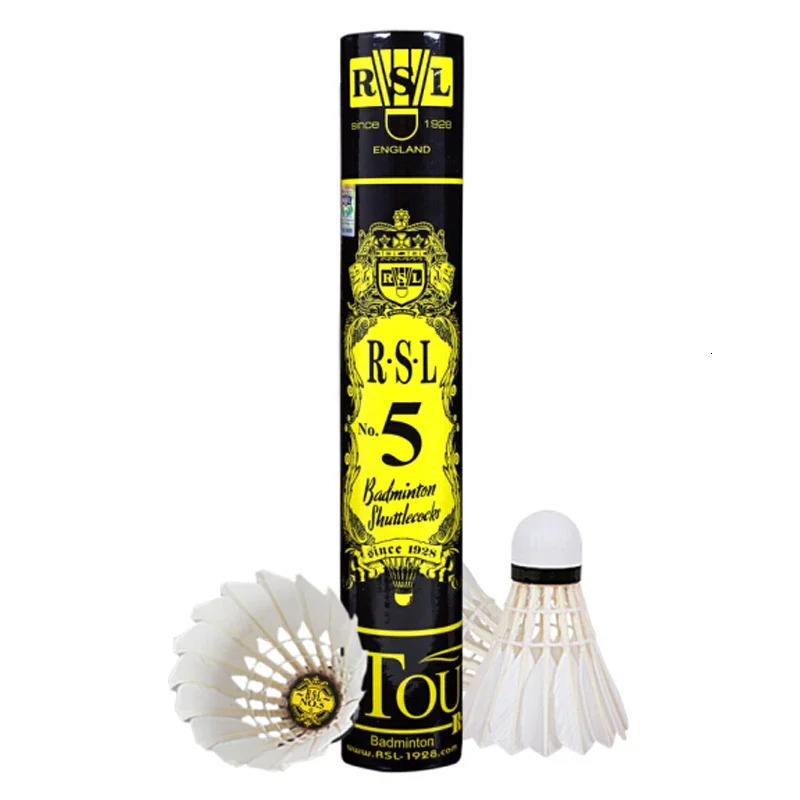 Original Rsl Badminton Shuttlecock No4 No6 No7 High Quality Duck Feather Ball 240223