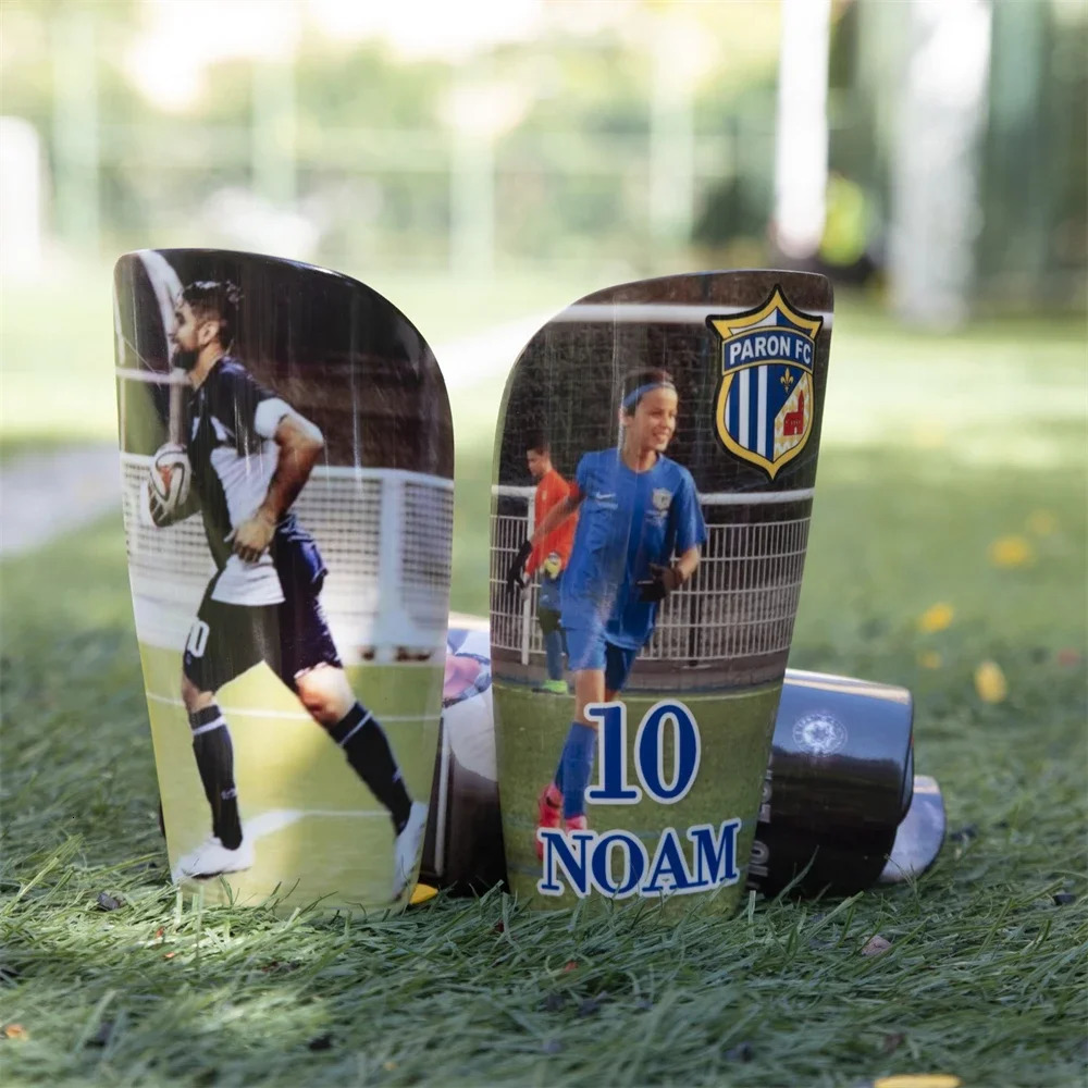 Dropship Personalized Shin Guards Sports Soccer Pad Football Protective Leg Guard For Adult Kids Children Club Customization 240226