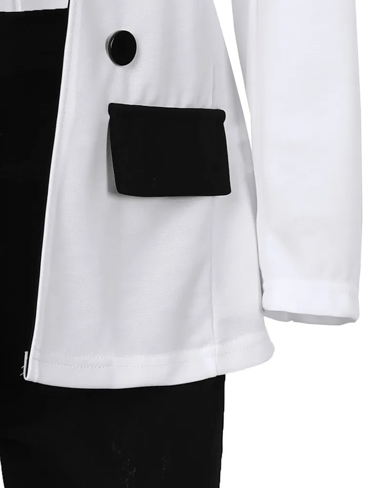 Womens Formal 2Piece Office Tracksuits Ladies Outfits Lapel Collar Double Breasted Blazer Suit Pants Set Female 240226wtt