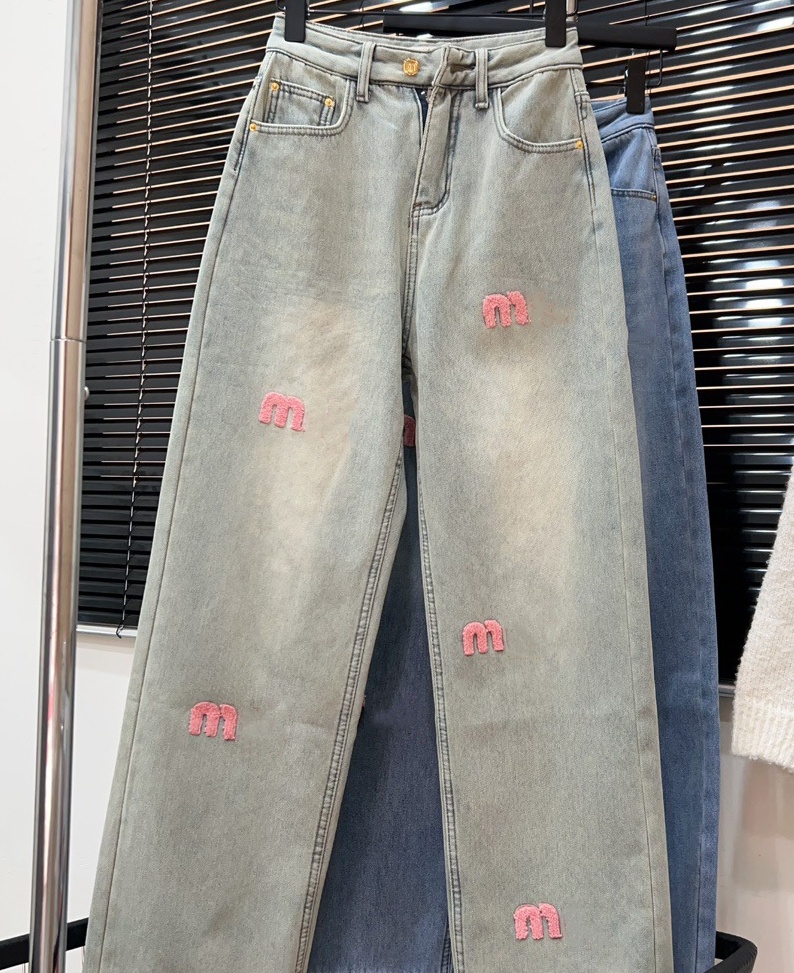 Jeans Womens Designer Trouser Legs Open Fork Tight Capris Denim Trousers Add Fleece Stretch Warm Slimming Jean Pants Straight Women C