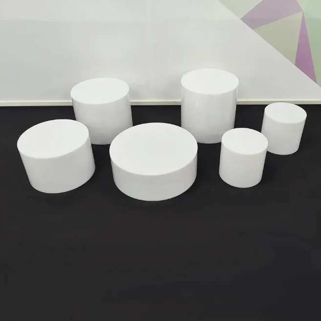 Custom Wedding Christmas Acrylic Food Cubes White Plinth Food Stand Display Riser Buffet Risers