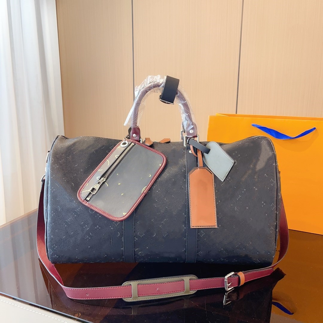Designer keep M56855 men's travel bag outdoor luggage bag crossbodys handbag messengers women's classic letter handbag wallet leather shoulder bag weekend wallet
