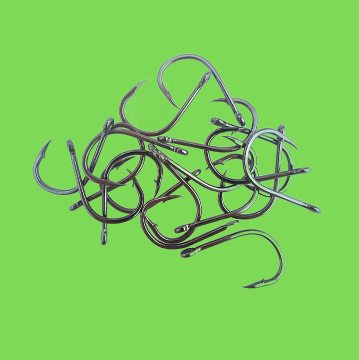 Fishing Hooks 1000pcs Circle Fish Hook Barb Set of High Carbon Steel Barbed Eyed Accessories Sea Feeder for Fishery Carp Tackle 22