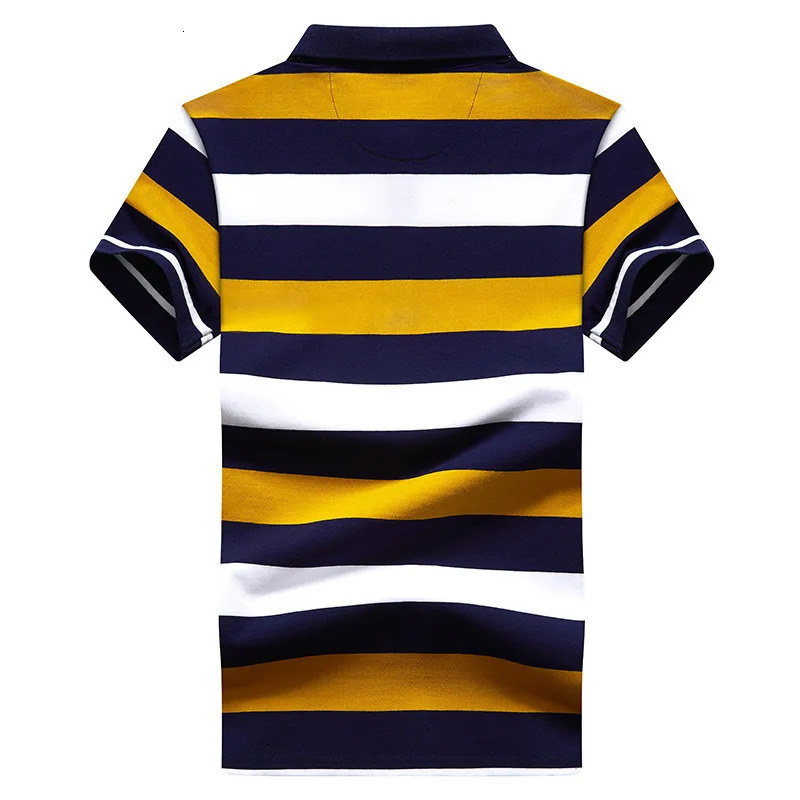 polo shirt men spring autumn high quality mens Short sleeve Splicing embroidery youth Business casual polo shirt M-4XL 8037 240229
